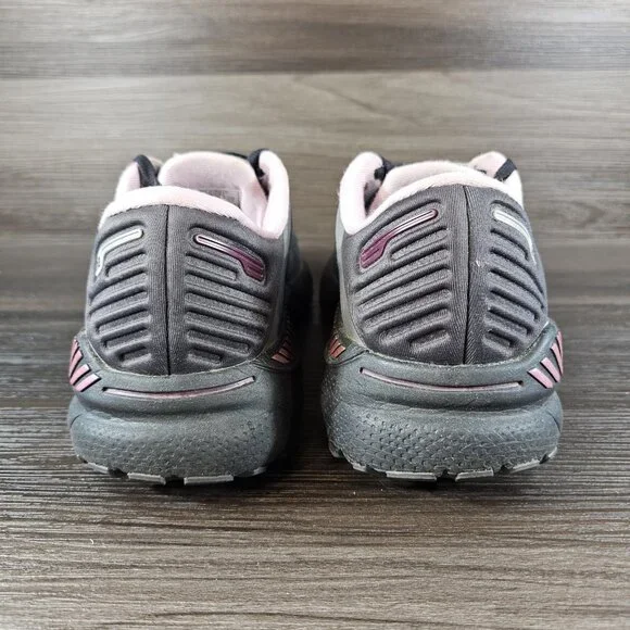 Brooks Adrenaline 22 GTS Rose Gray Shoes Sneakers 1203531B015 - Women's Size 10 - Picture 6 of 16